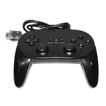 Classic Gamepad Wired Game Controller Gaming Remote Pro Gamepads Shock controller Joystick For Nintend Wii