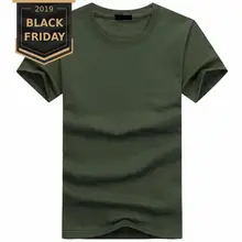 Высокое качество, модные мужские футболки, повседневная футболка с коротким рукавом, Мужская однотонная Повседневная хлопковая футболка, летняя одежда 5XL TX112