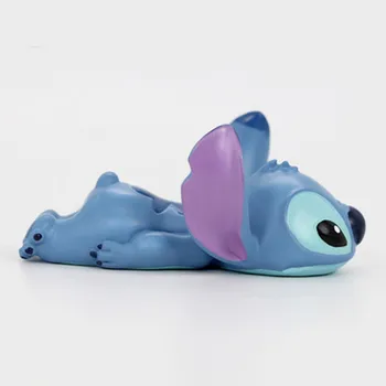 

9CM Disney Lilo & Stitch Statue Q posket Stitch Bust full-length portrait Resin Action Figure Collectible Model Toy W32