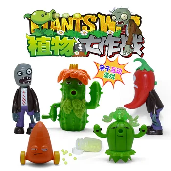 

New Plants Vs Zombies Struck Game Toy Action Toy Figures Building Blocks Bricks Brinquedos Toys My World