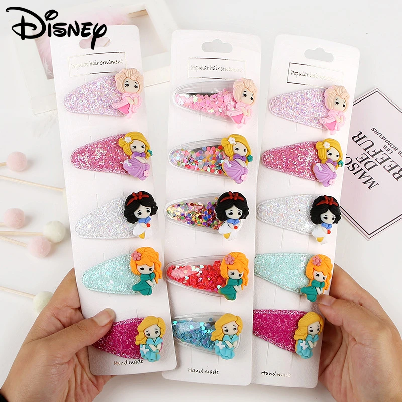 Disney новые детские аксессуары для волос милый мультяшный ПВХ боковой зажим BB
