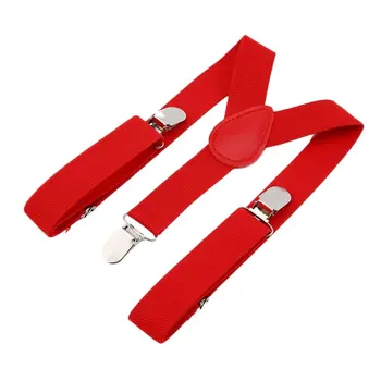 

1 set Kid Elastic Suspender And Bow Tie Matching Tuxedo Y-Back Brace Belt for Boys Girls Children Costume Accessories