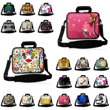 Женская Мужская сумка для ноутбука, портфель с ручками, 10, 12, 13, 14, 15, 17, 15,6 дюймов, для ноутбука, Chromebook, для переноски, наплечный ремень, чехол, Funda