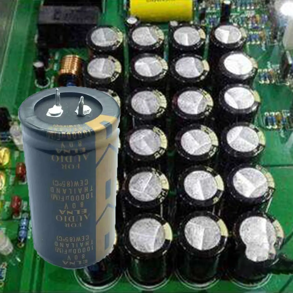 ELNA 10000UF 63V FOR AUDIO Grade Electrolytic Capacitors Kondensator 1 pcs