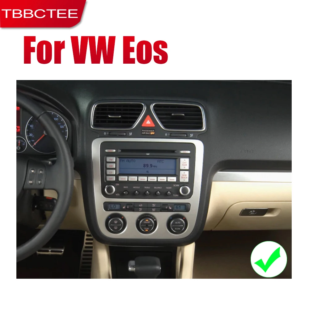 Cheap TBBCTEE Android Car Radio Stereo GPS Navigation For Volkwasgen VW Eos 2006~2015 Bluetooth wifi 2din Car Radio Stereo Multimedia 2