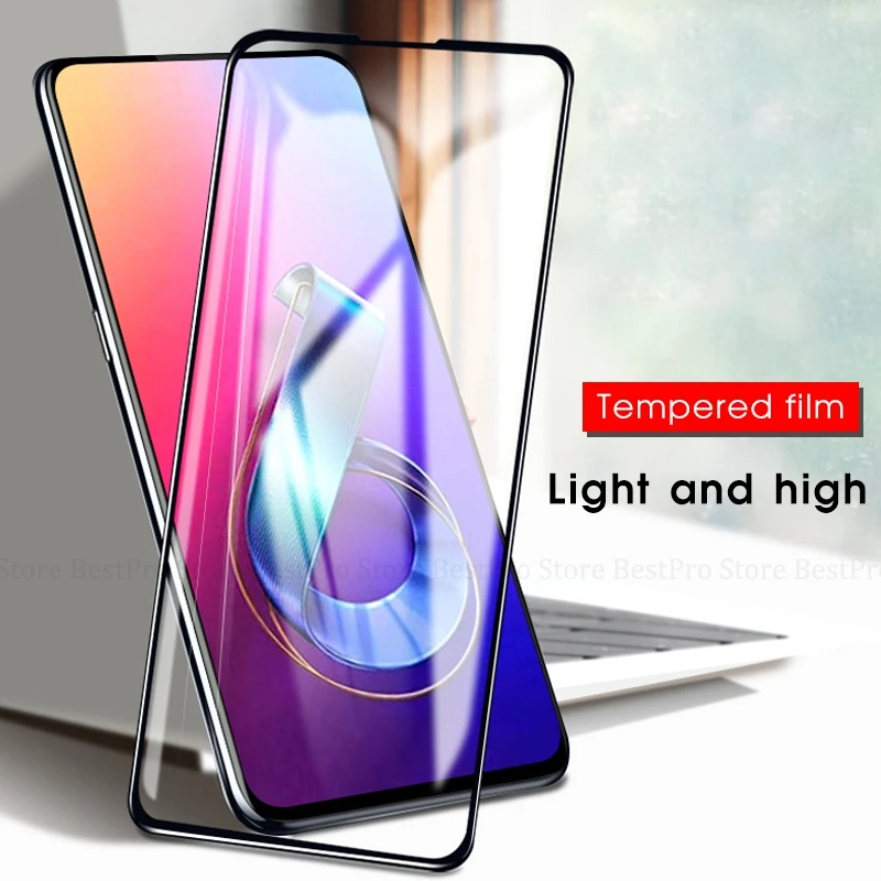 

3D Full Cover Tempered Glass For Asus Zenfone Max Shot ZB634KL Max Plus (M2) ZB634KL 6 ZS630KL Zenfone 6 2019 Zenfone 6Z Film
