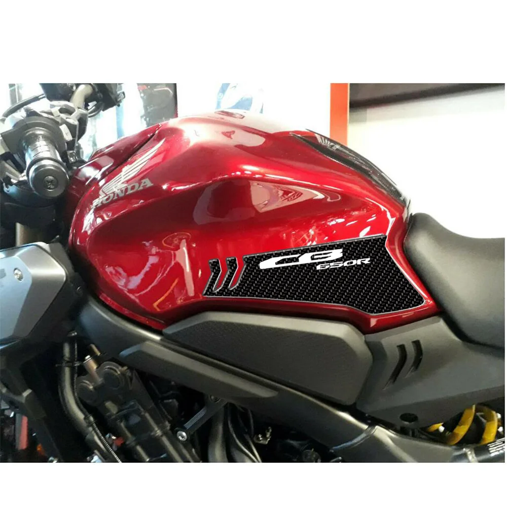 Шаблон углеродного волокна газа кепки бак защиты стикеры Наклейка для HONDA CB650R CB 650R