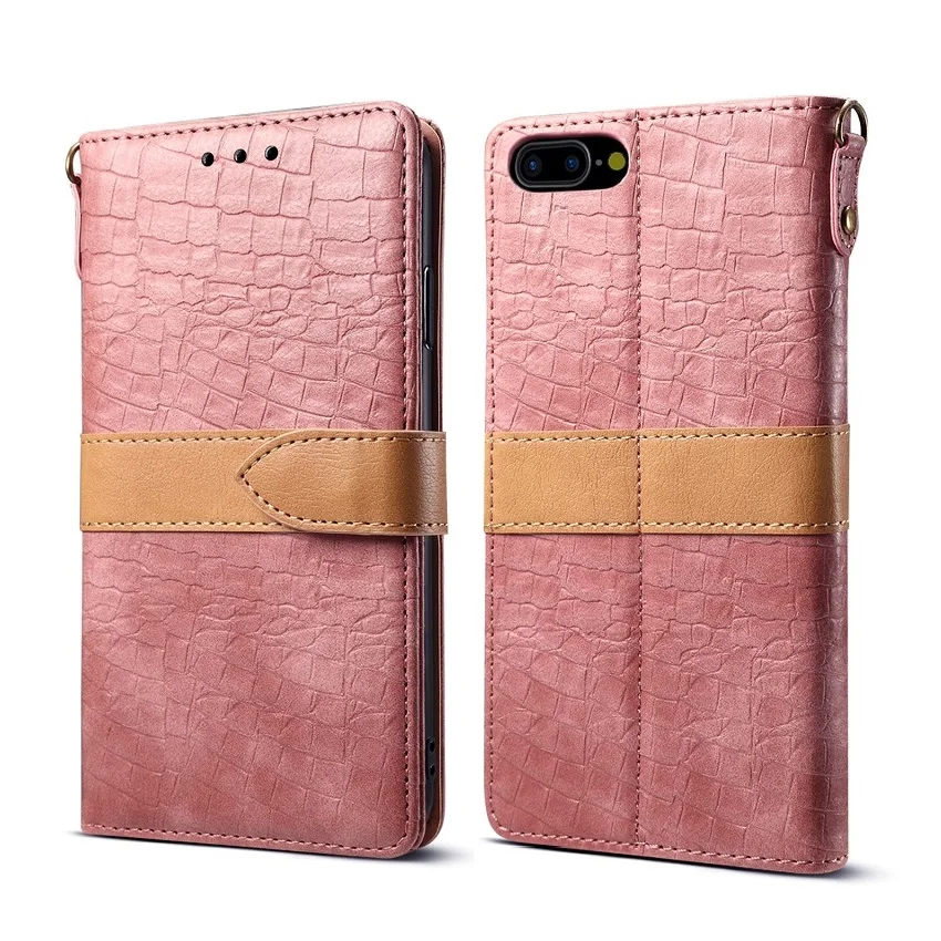 Чехол-бумажник под крокодиловую кожу для iphone 6 6S 7 8 Plus 11 Pro Max чехол XS с отделением