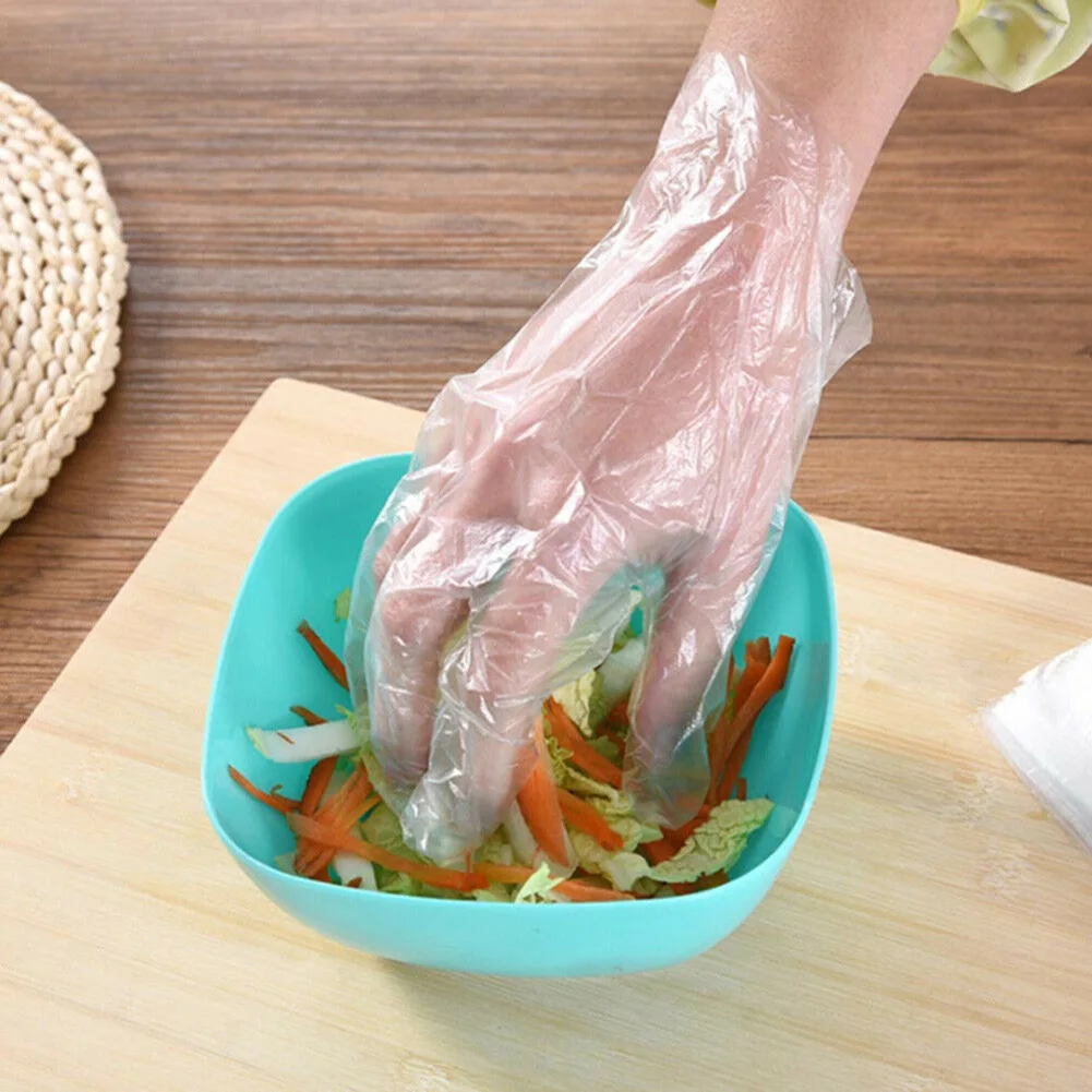 100 шт экологически чистые одноразовые резиновые перчатки чистящие средства для кухни принадлежности для ресторана товары для дома DC112