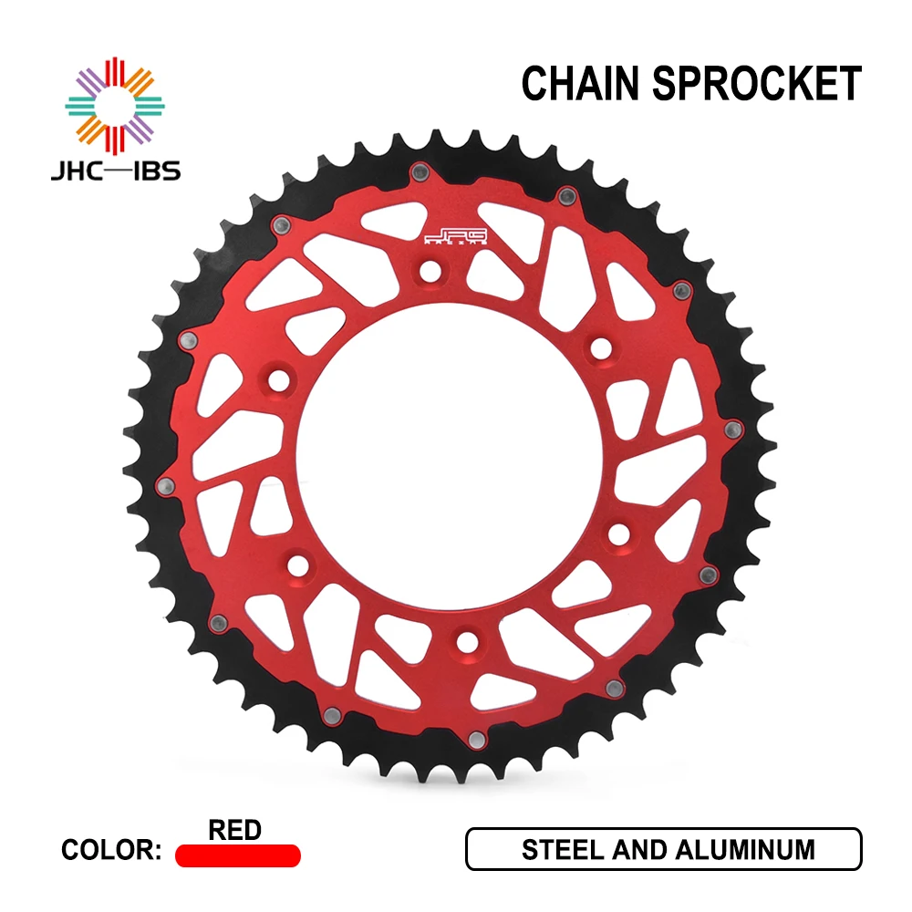 Motorcycle 45-52T Chain Sprocket For HONDA CR125R CR250R CR500R CRF150F CRF230F CRF230L CRF230M CRF XR250R XR400R XR600R XR650R