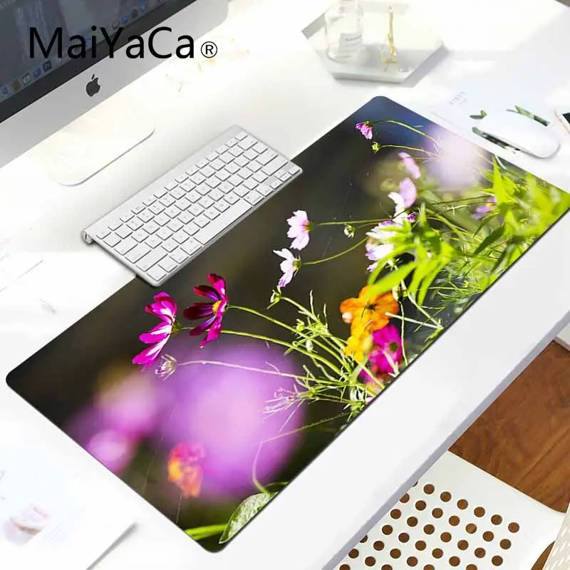 MaiYaCa Gesang цветок Gaming Keyboard Мышь колодки комфорт Мышь коврик игровой Lockedge Мышь pad