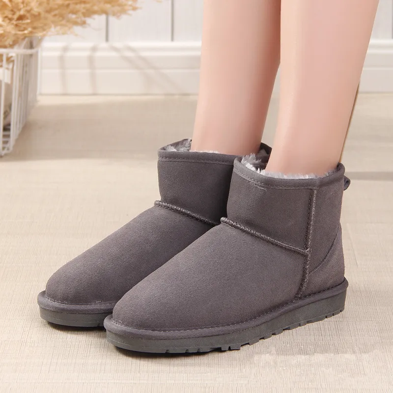 Big Size 35-45 Australia Original Brand Women Snow Boots Warm Short Boys Men Boots Winter Shoes Men Ankle Boots Waterproof Kids