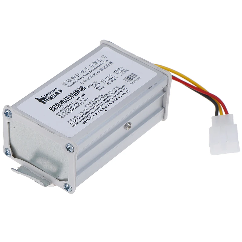 1 шт. DC 48 V-96 V постоянного тока до 12V-10A 120 Вт конвертер адаптер для Электрический аккумулятор машины ark