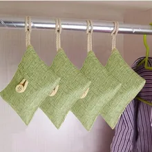 Портативный Бамбуковый угольный мешок для автомобильного шкафа, шкаф, активированный уголь, освежитель воздуха, запах, дезодорант, висячий мешок, Ambientador Armario