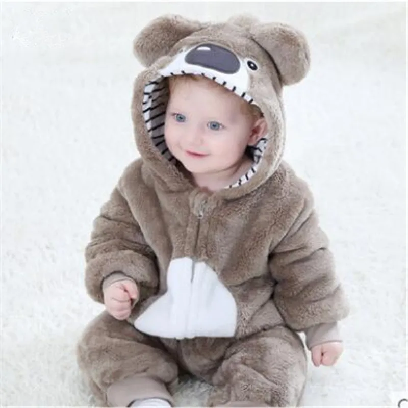 Осенняя одежда для малышей 0-1-2 лет, 3 осенне-зимняя одежда, 4 медведя, 5 животных, 6 объятий, 9 месяцев, комбинезоны, новинка
