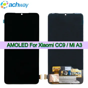 

AMOLED for Xiaomi mi 9 lite LCD cc9 cc9e Display Touch Screen Digitizer Assembly Replacement Parts For xiaomi mi a3 lcd display