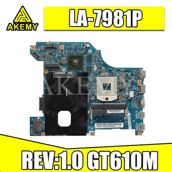 

LA-7981P G480 motherboard For Lenovo G480 QIWG5_G6_G9 LA-7981P REV:1.0 GT610M laptop motherboard Test mainboard
