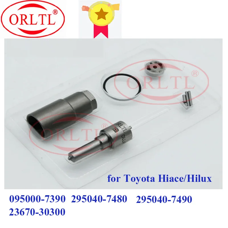 

ORLTL Nozzle DLLA145P864 valve 07# +Nut +Pin+O-Ring for 23670-30300 2367030300 095000-7390 0950007390 295040-7480 295040-7490