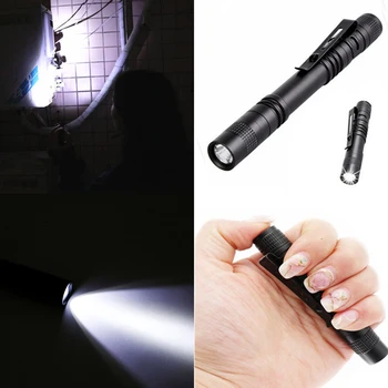 

Medical Led Flashlight Torch Battery Lanterna Waterproof Shock Resistant,hard Light Bulbs Camping Q5 Adjustable 2000 Aluminum