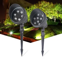 LukLoy светодиодный светильник-прожектор заливающего света Открытый водонепроницаемый сад Сад домашний парк газон грунтовый светильник красочный дерево свет