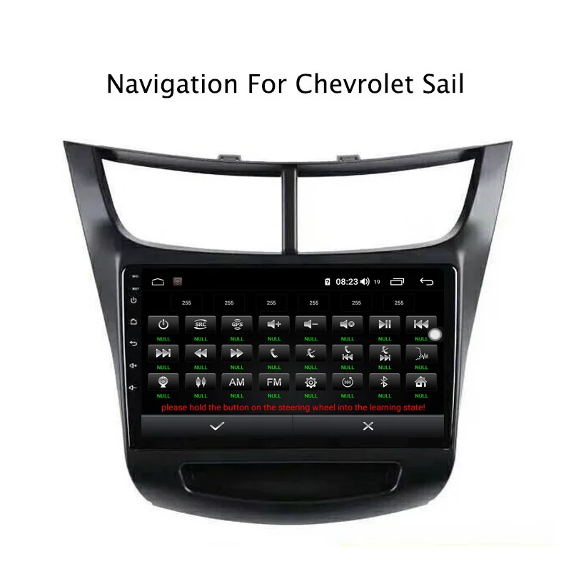 Ectwodvd 9 дюймов Andriod 8,1 автомобильный DVD gps для Chevrolet Sail- 4G ram 64G rom CarPlay DSP 4G LTE с wifi