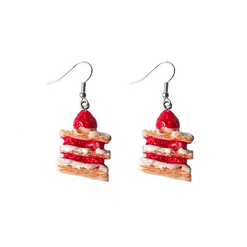 Strawberry Cake earrings