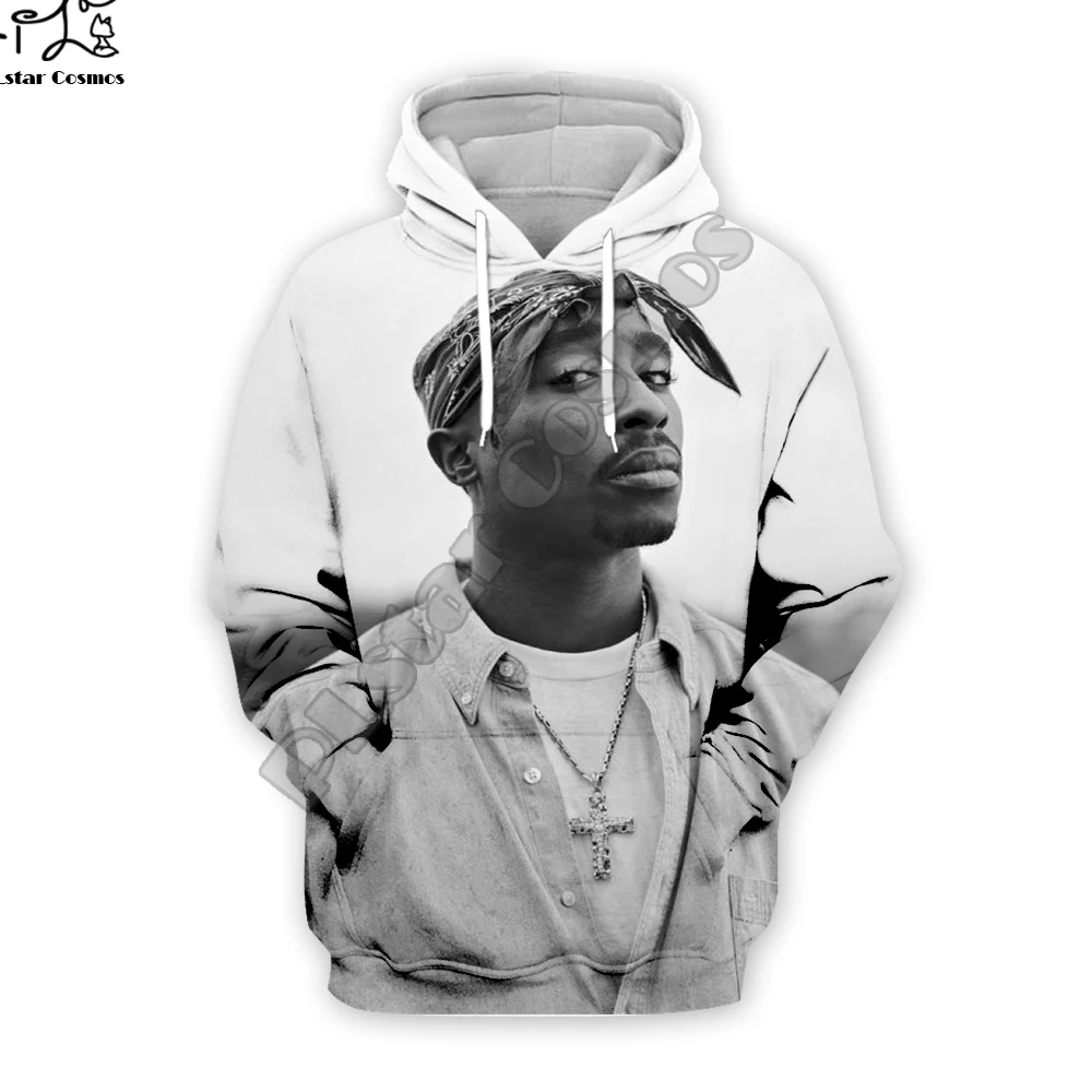 

PLstar Cosmos Tupac 2Pac 90's Rapper Harajuku Tracksuit 3D Print Hoodie/Sweatshirt/Jacket/shirts Men Women hiphop casual style-7