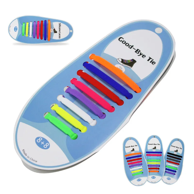 Vandomrise Lacci Elastici In Silicone - No Tie, Impermeabili, 8 Misure, Per Adulti E Bambini - Foto 9