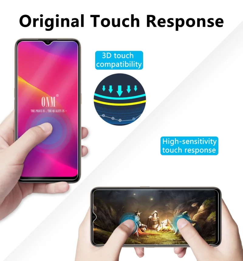 2 шт закаленное стекло для OPPO A5 стекло протектор экрана 2.5D 9H Премиум Закаленное стекло для OPPO A5 защитная пленка