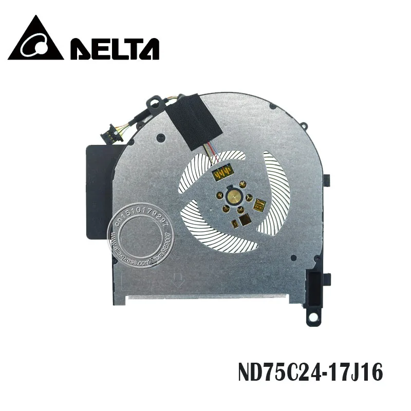 Laptop CPU Cooling Fan ND75C24 DC05V 0.50A-17J16 4PIN for HP ENVY X360 15M-CP 15M-CN TPN-W134 L23569-001 L20107-001 L20108-001