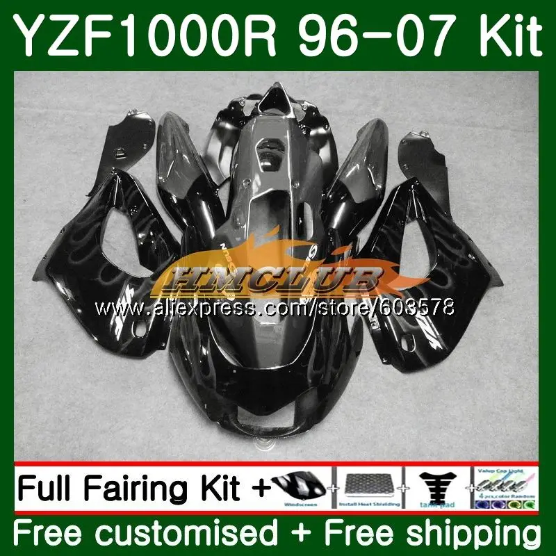 Набор для ухода за кожей YAMAHA YZF1000R Thunderace 1996 2007 61CL. 7 YZF-1000R YZF 1000R 96 97 98 99 00 01 02 03 04 05 06 07 зеленый пламя обтекатель