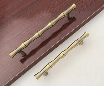 

Drawer Handles Dresser Handles Bamboo Bronze Pulls Handles / Cabinet Handles Kitchen Hardware