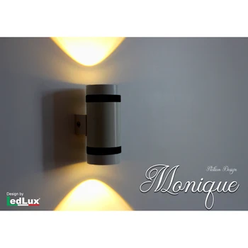 

LEDLUX LD8826C wall sconce Led wall model Monique Italian Design Modern 6W double lighting warm White