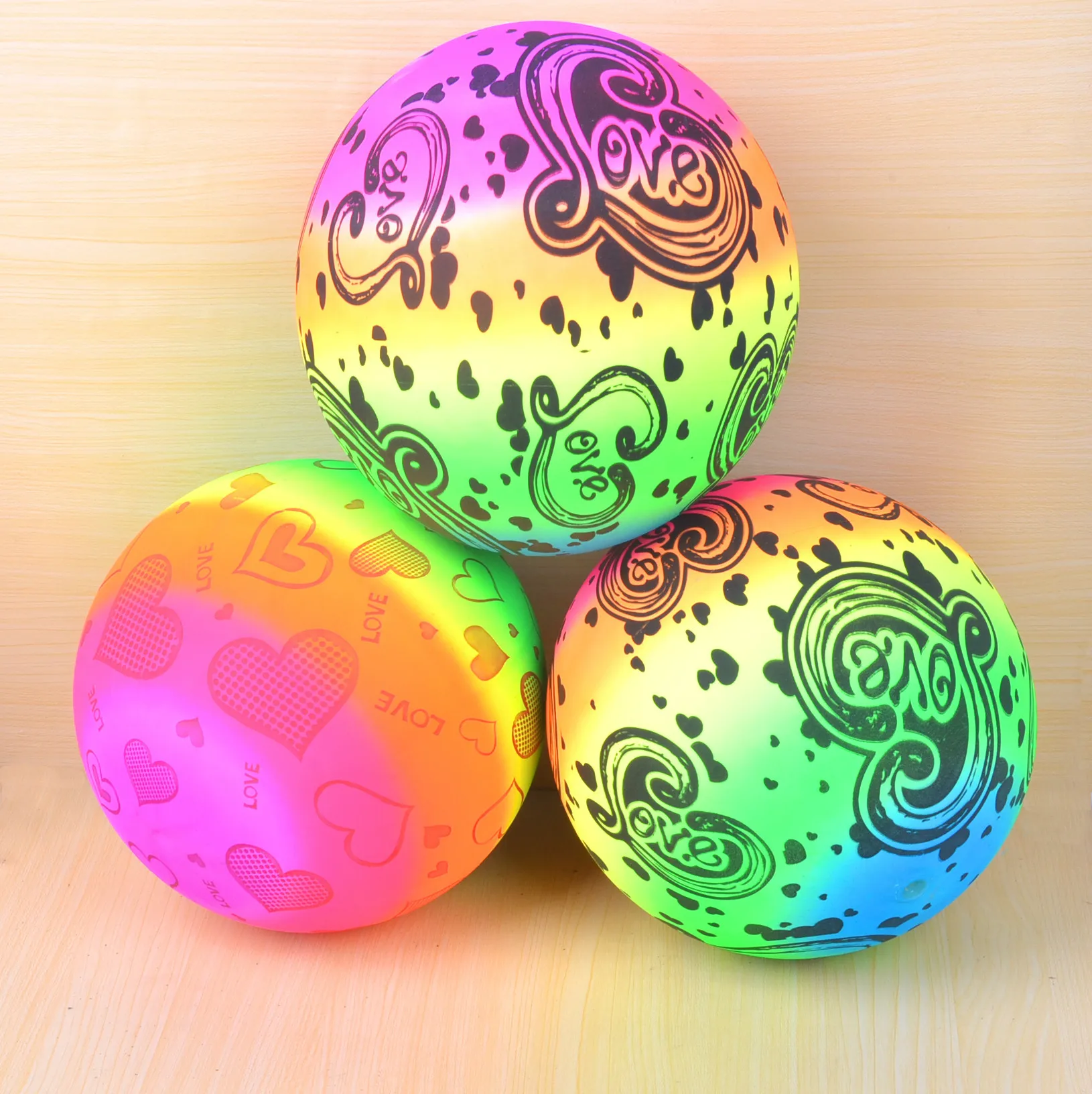 Игровые принадлежности Детские модели из плотного ПВХ материала pai qiu Rainbow Edition пляжный волейбол pai qiu цветочный мяч