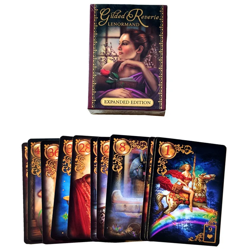 2019 New Read Fate lenormand Oracle Cards Mysterious Fortune Tarot Cards Game For Divination Fate  unicorn oracle cards FT014 5