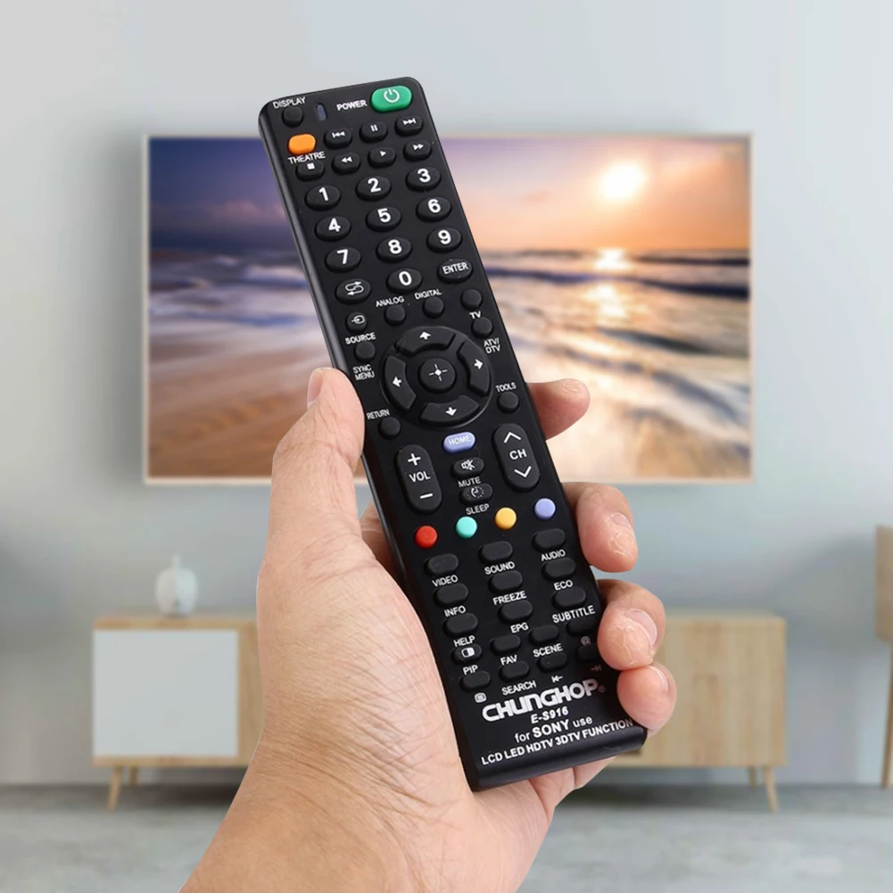 Универсальный ABS E-S916 инфракрасный ИК ТВ дистанционного Управление Протестировано для sony E-S916 ЖК-дисплей светодиодный HD ТВ телевизионный пульт управления смарт ТВ