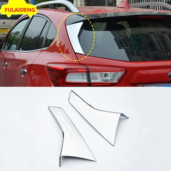 

2pcs For Subaru XV 2018-2019 ABS Chrome Rear Window Triangle Cover Trim Car Styling Accessories