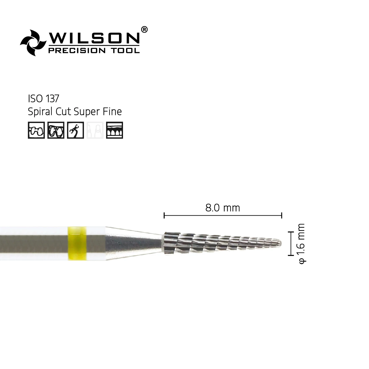 5001303 Tungsten Carbide Tools for Trimming Acrylic/Dental cast porcelain