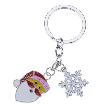 

Christmas Keychain Fashion Handbag Pendant Lovely Zinc Alloy Gift Exquisitely Compact