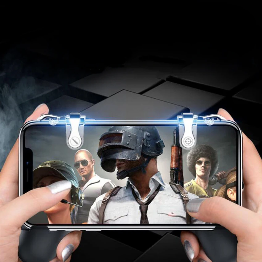Мобильный игровой контроллер PUBG геймпад триггер Кнопка прицеливания L1R1 шутер джойстик для IPhone Android телефон для игровой площадки аксессуары