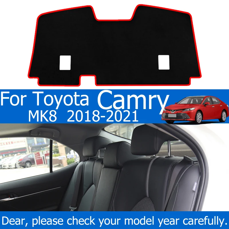 Car Interior Supplies Light-proof Cushion Rear Window for Toyota Camry MK8 2018 2019 2020 2021 Assessoires | Автомобили и