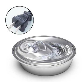 

Automatic Cat Drinking Water Fountain Pet Water Feeder Stainless Steel Dog Water Dispenser for Dogs Cats Birds and Small
