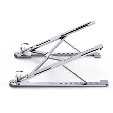 Охлаждающая стойка большого размера складной регулируемый угол алюминиевый сплав Настольный портативный держатель офисная Нескользящая подставка для ноутбука Macbook