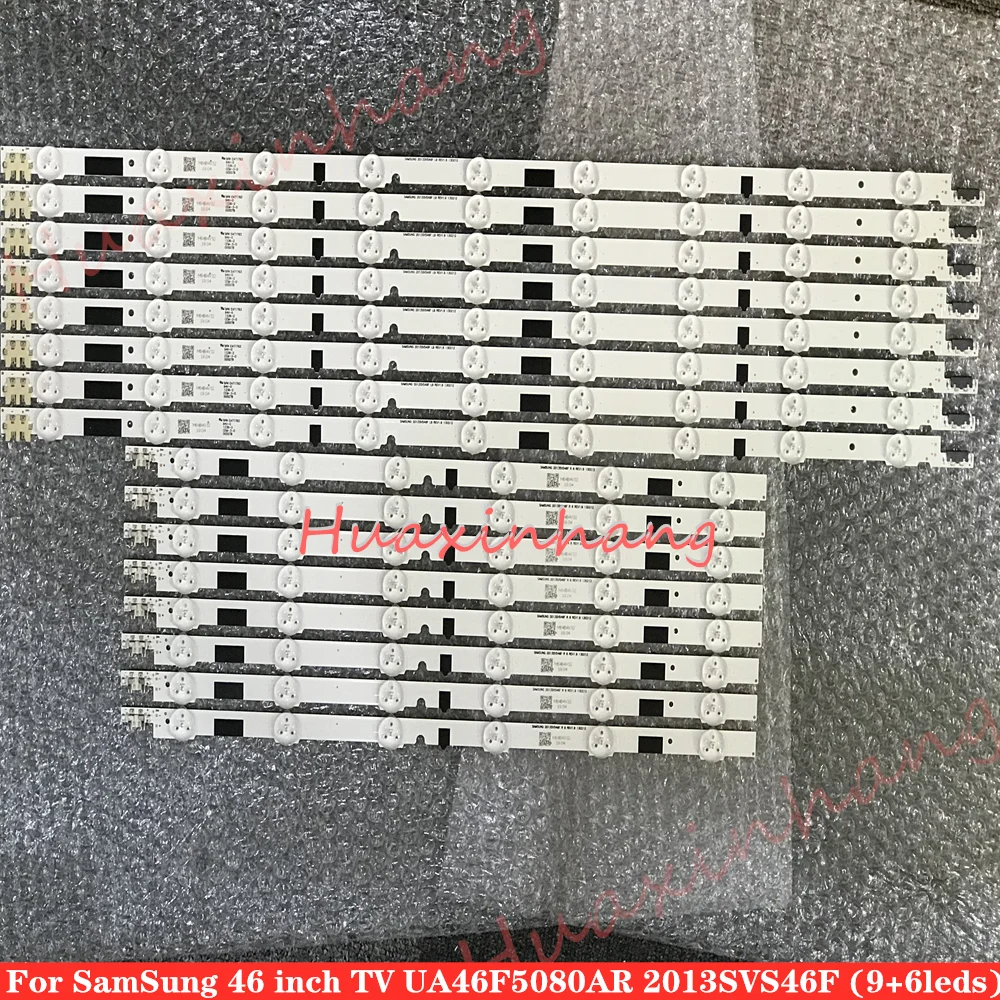 

10set/ LED Strip For Samsung UE46F5000 UA46F5000 UA46F8000 UA46F5070 UE46F6400AW 2013SVS46F R6 L9 D2GE-460SCA-R3 D2GE-460SCB-R3
