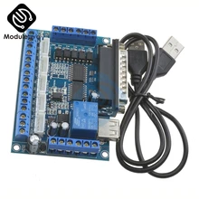 Placa de fuga cnc de 5 eixos, com acoplador óptico driver de motor de passo mach3 ferramentas eletrônicas