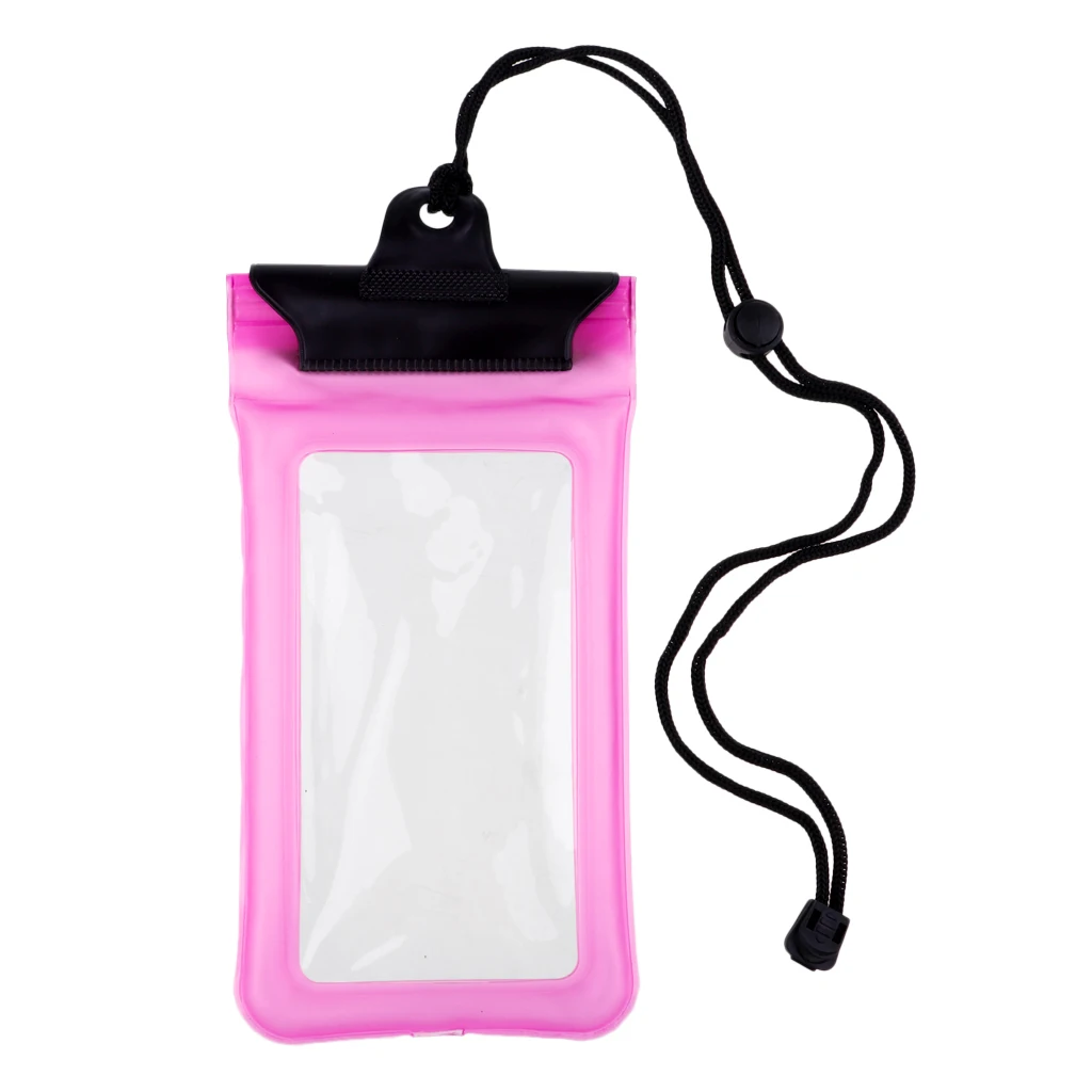 Double Locked Waterproof Phone Case Pouch Cover Holder Swimming Dive Dry Bag Fits Most Smart Phones up to 6.0