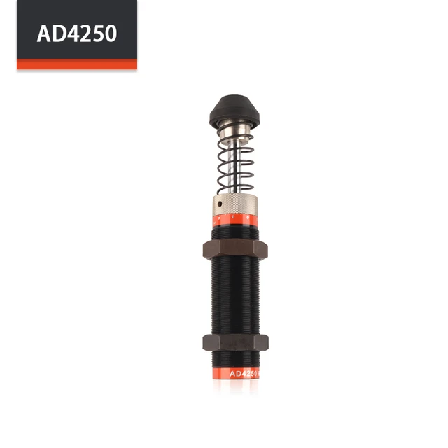 AD Serie AD4250 Pneumatische Stoßdämpfer Luft Zylinder Frühling Dämpfer Öl  Einstellbare Druck Hydraulische Puffer - AliExpress