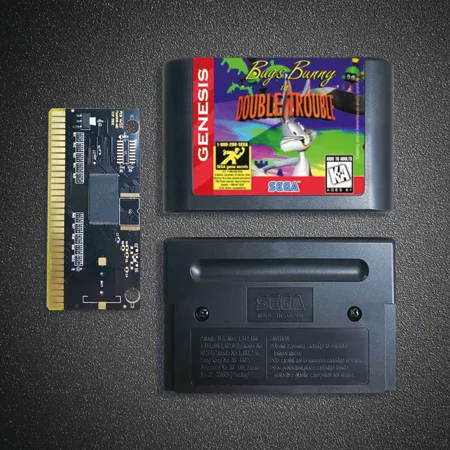 Bugs Bunny in Double Trouble - 16 Bit MD Game Card for Sega Megadrive Genesis Video Console Cartridge | Электроника
