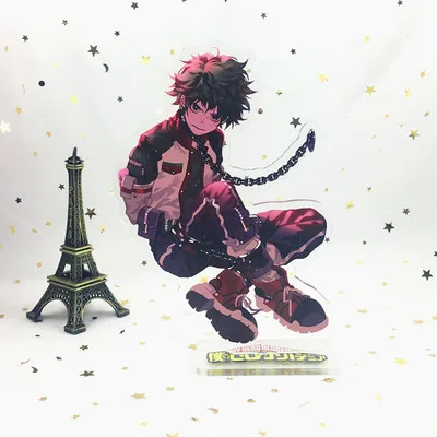 Аниме My Hero Academy брелок Midoriya Izuku Ochaco Uraraka Bakugou Katsuki Todoroki Shoto Милый Забавный акриловый брелок для ключей - Цвет: 18