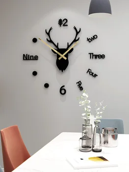 

Silent Parts Wall Clock Accessories Decor Large Novelty Wall Clock Creative Living Room Relogio Cuco Home Decoration JJ60WC